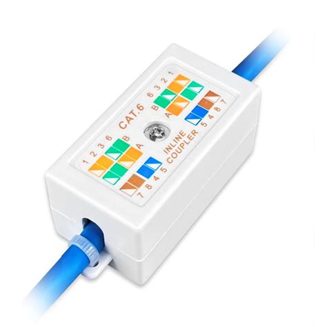 cat 6 ethernet cable junction box|cat 6 splice connectors.